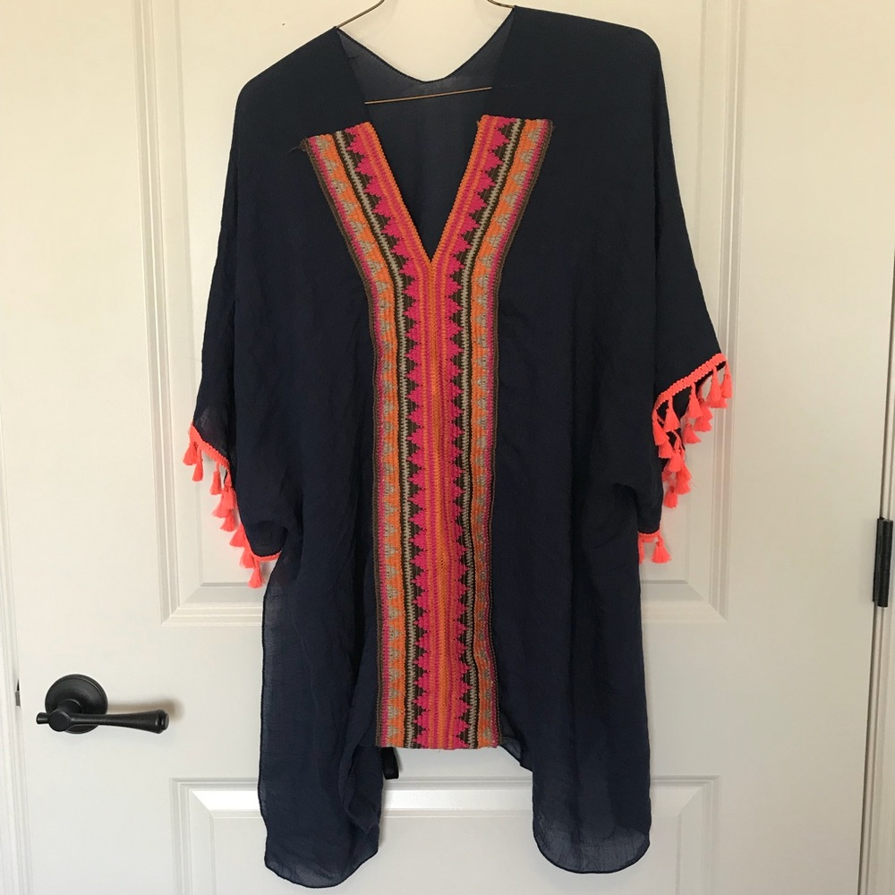 Kimono swim cover up